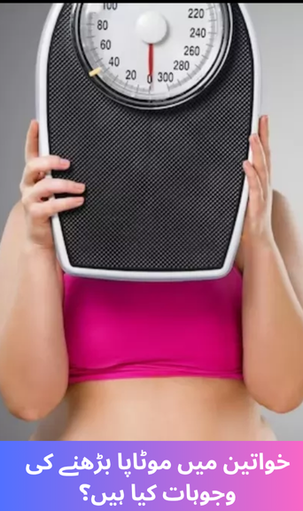 What are the three major reasons for obesity in women?